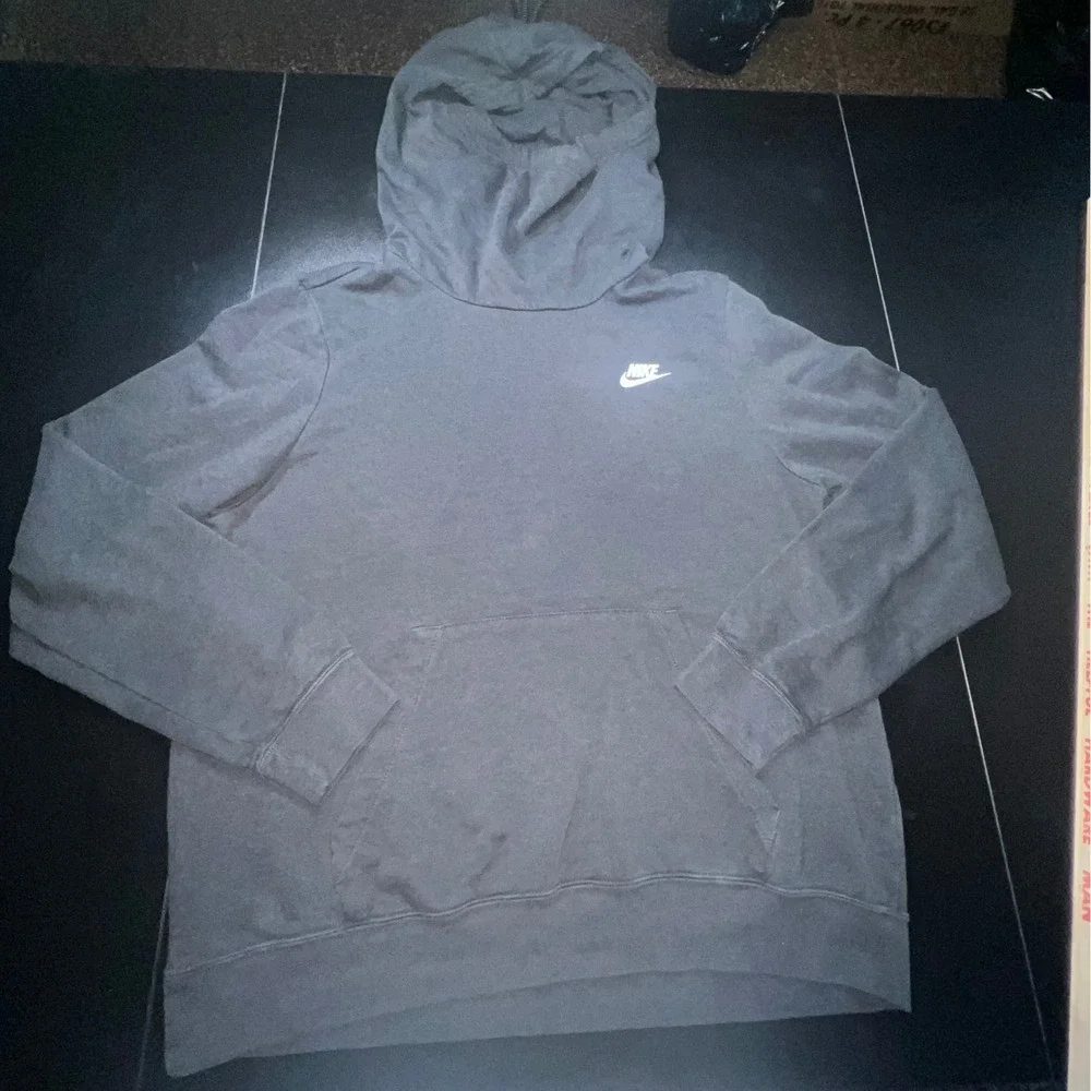Nike Women's Funnel Neck Hoodie Gray Pullover Fleece BV4526-010 Size L
